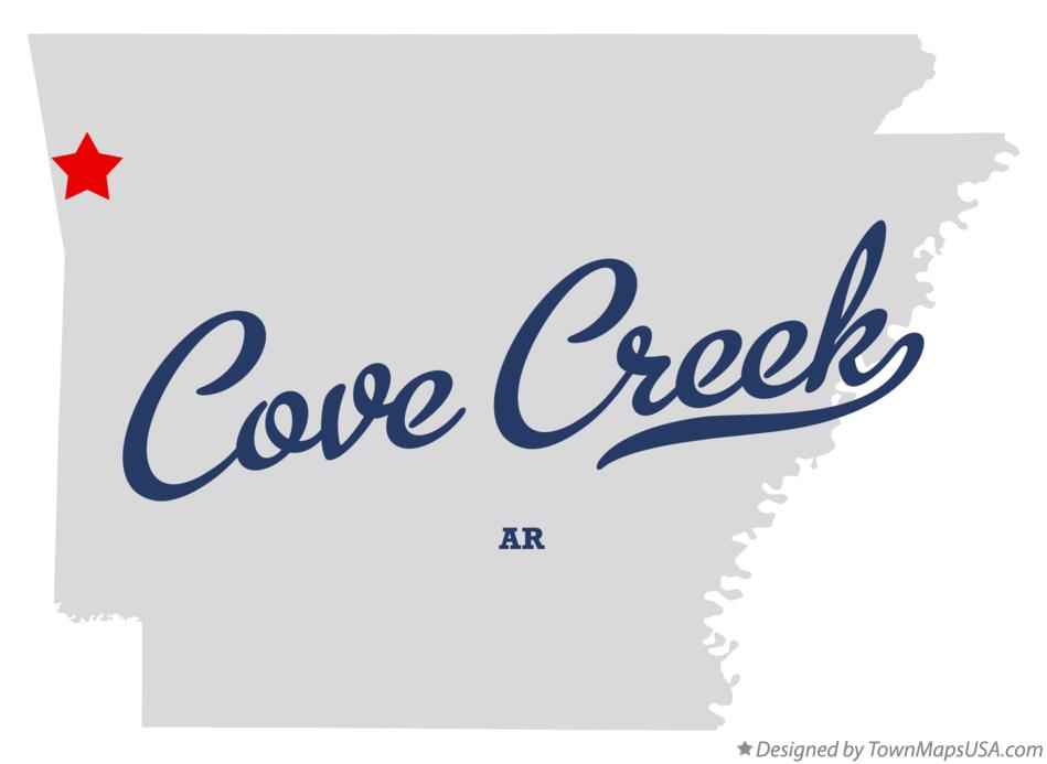 Map of Cove Creek Arkansas AR