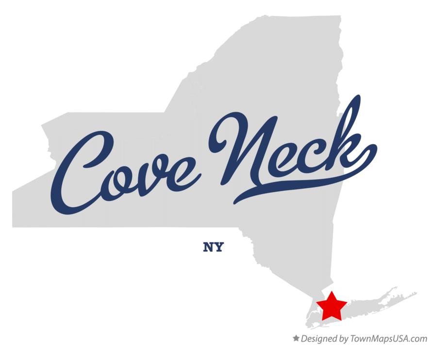 Map of Cove Neck New York NY