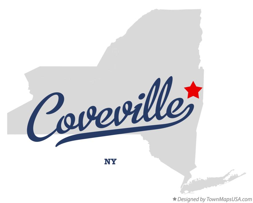 Map of Coveville New York NY