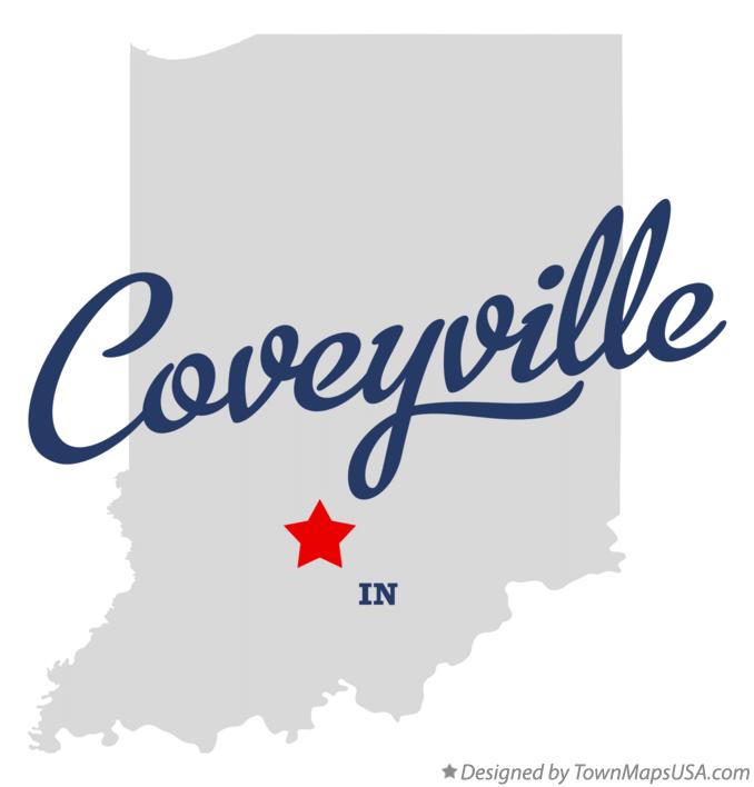 Map of Coveyville Indiana IN