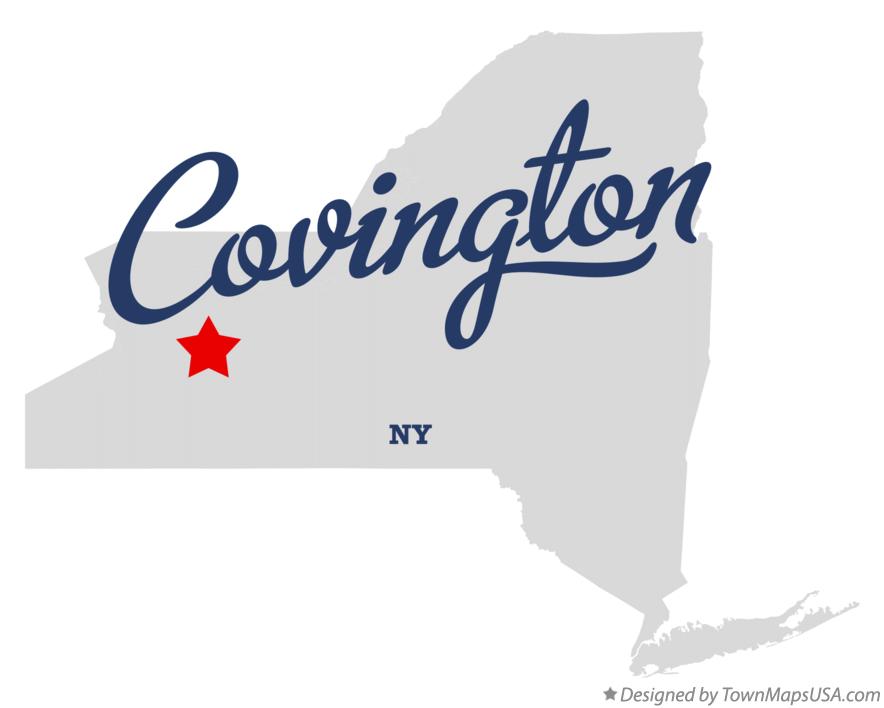 Map of Covington New York NY