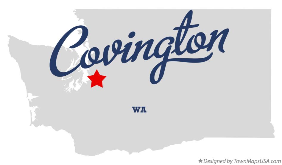 Map of Covington Washington WA
