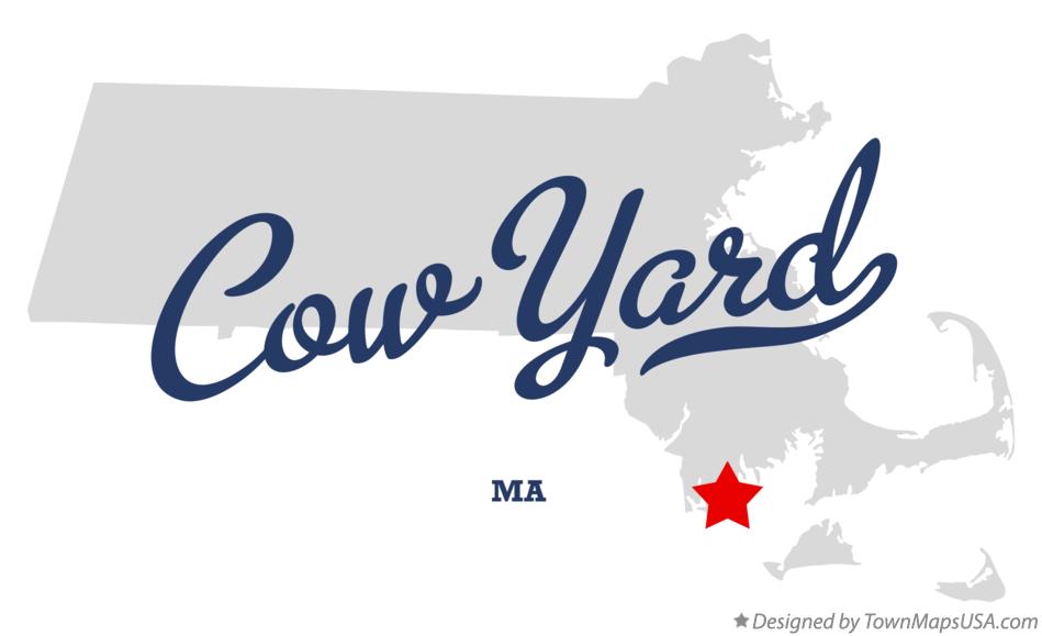Map of Cow Yard Massachusetts MA