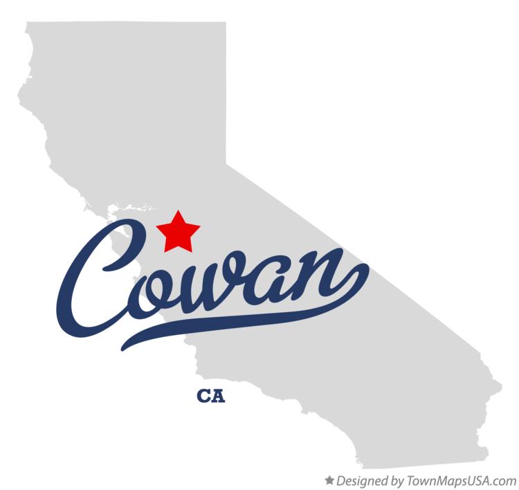 Map of Cowan California CA