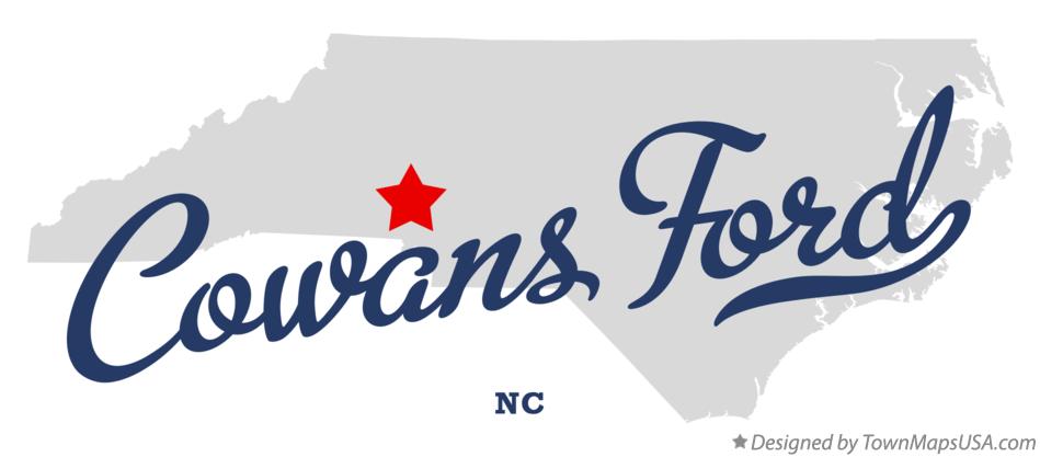 Map of Cowans Ford North Carolina NC