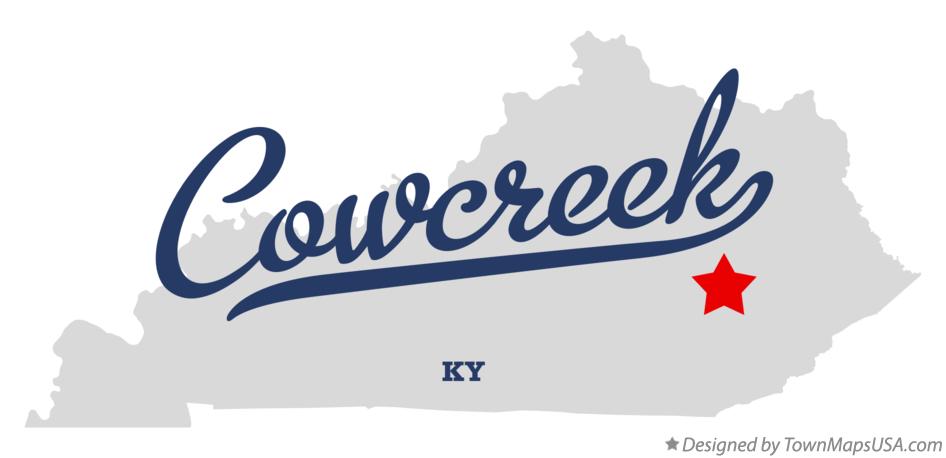 Map of Cowcreek Kentucky KY