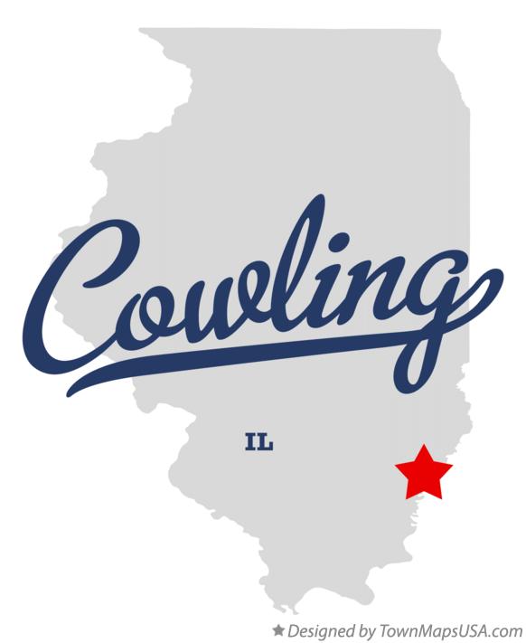 Map of Cowling Illinois IL