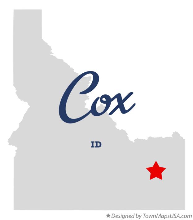 Map of Cox Idaho ID