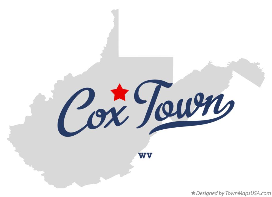 Map of Cox Town West Virginia WV