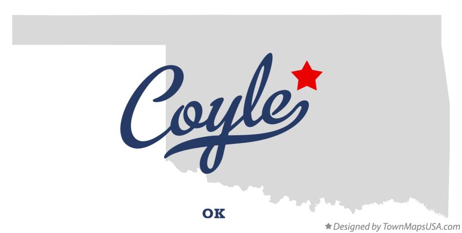 Map of Coyle Oklahoma OK