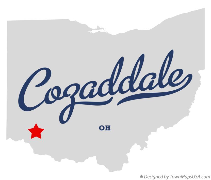 Map of Cozaddale Ohio OH