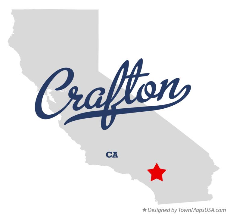 Map of Crafton California CA