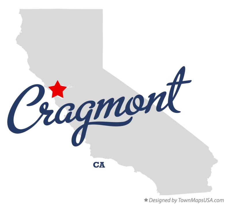 Map of Cragmont California CA
