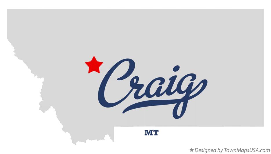 Map of Craig Montana MT