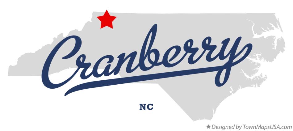 Map of Cranberry North Carolina NC