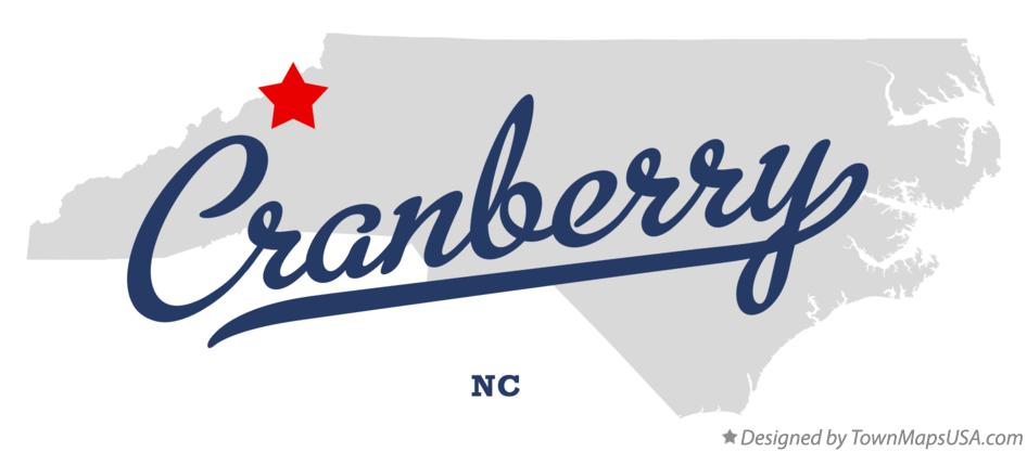 Map of Cranberry North Carolina NC