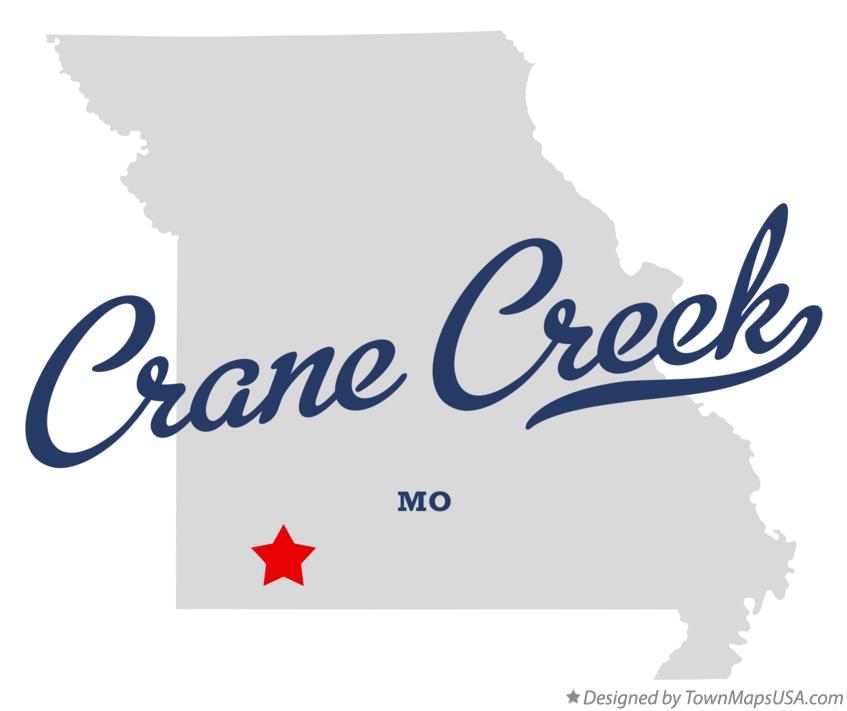 Map of Crane Creek Missouri MO