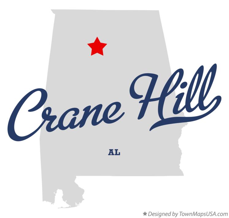 Map of Crane Hill Alabama AL