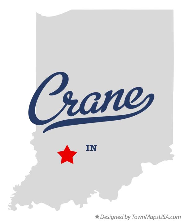 Map of Crane Indiana IN