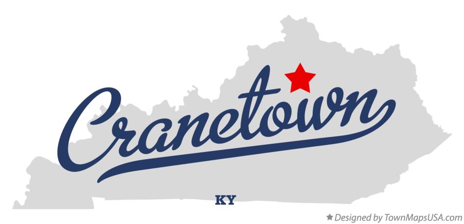 Map of Cranetown Kentucky KY
