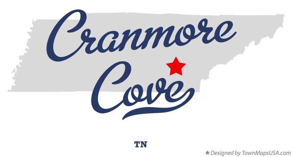 Map of Cranmore Cove Tennessee TN