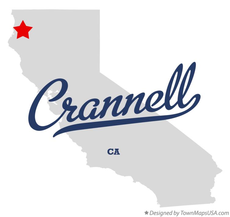 Map of Crannell California CA
