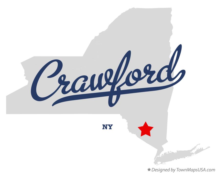Map of Crawford New York NY