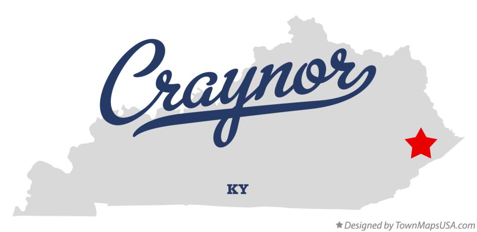 Map of Craynor Kentucky KY