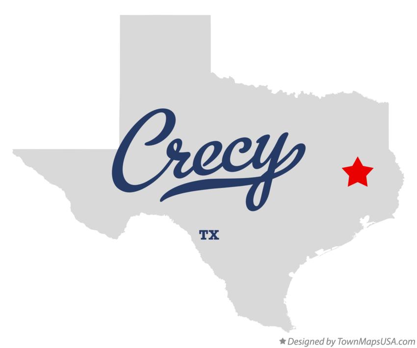 Map of Crecy Texas TX