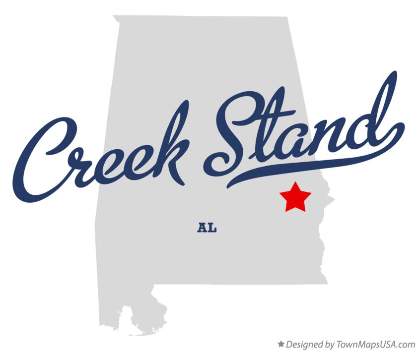 Map of Creek Stand Alabama AL