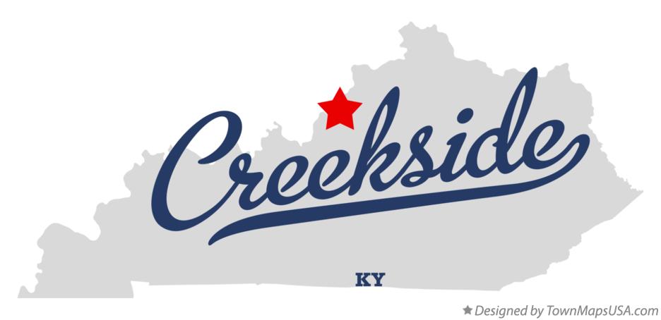 Map of Creekside Kentucky KY