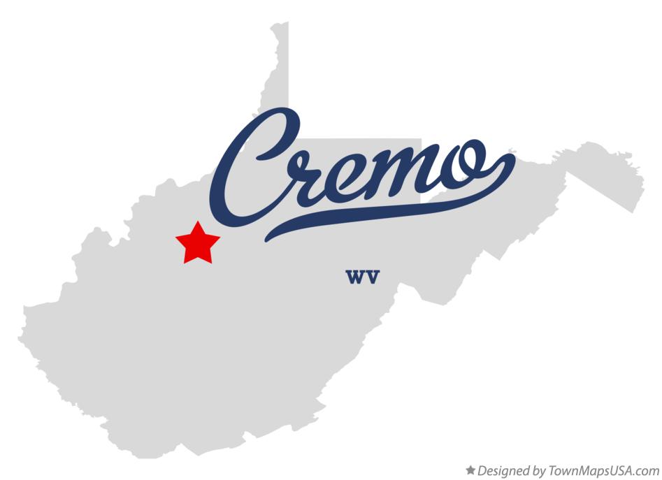 Map of Cremo West Virginia WV