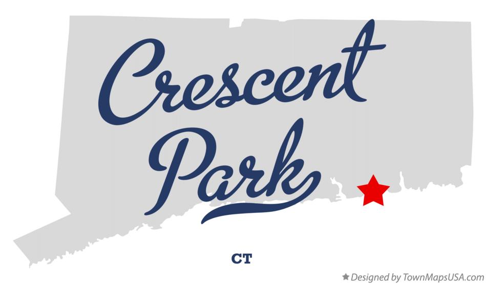 Map of Crescent Park Connecticut CT