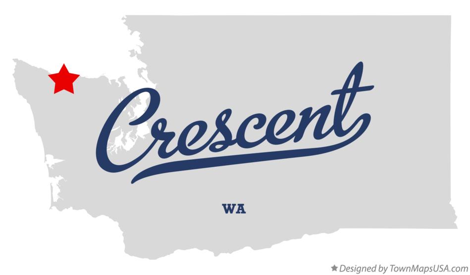 Map of Crescent Washington WA