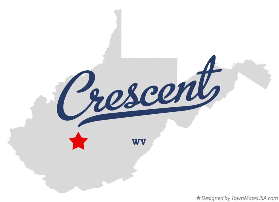 Map of Crescent West Virginia WV