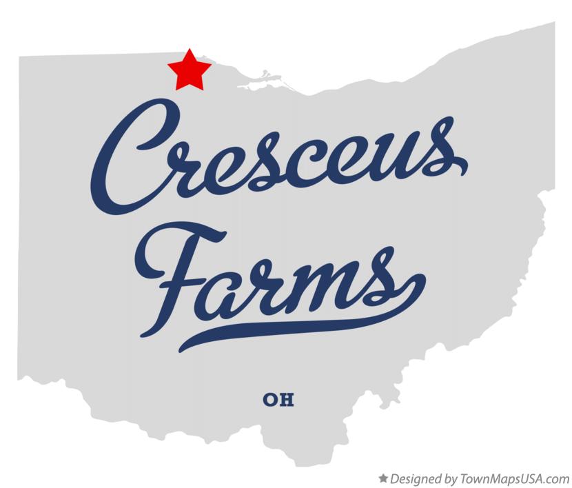 Map of Cresceus Farms Ohio OH
