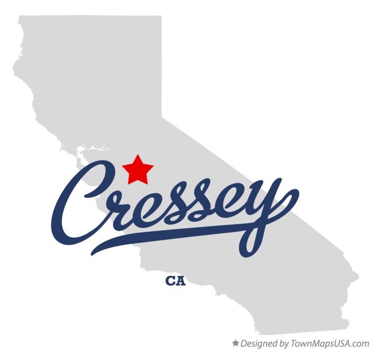 Map of Cressey California CA
