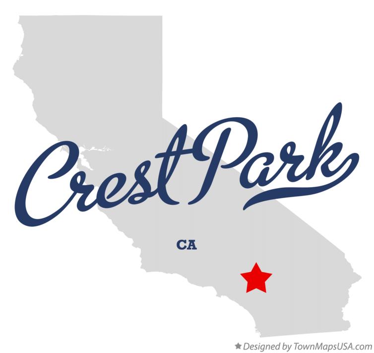 Map of Crest Park California CA