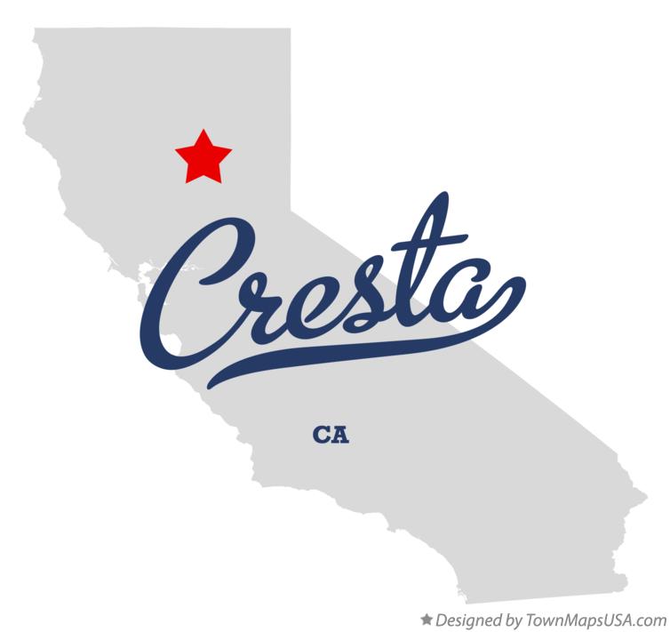 Map of Cresta California CA