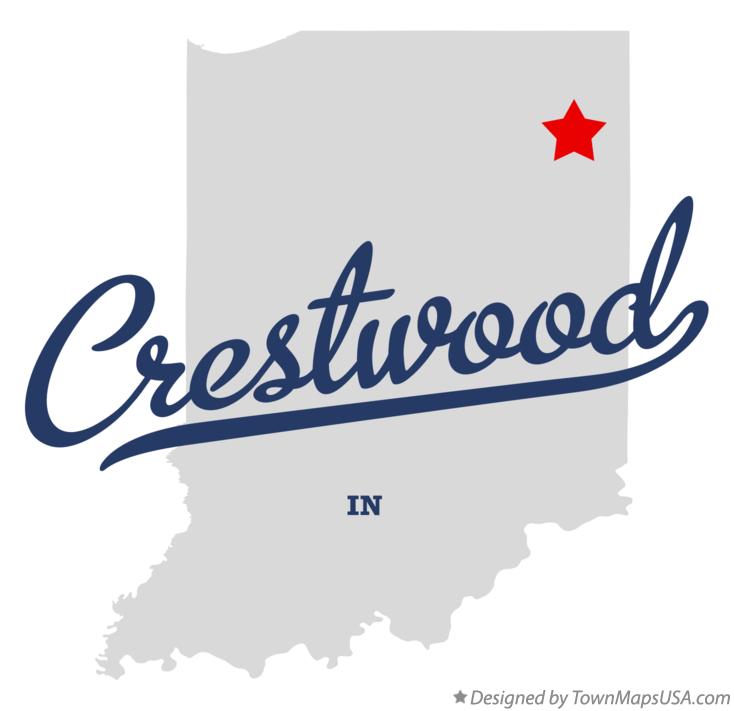 Map of Crestwood Indiana IN