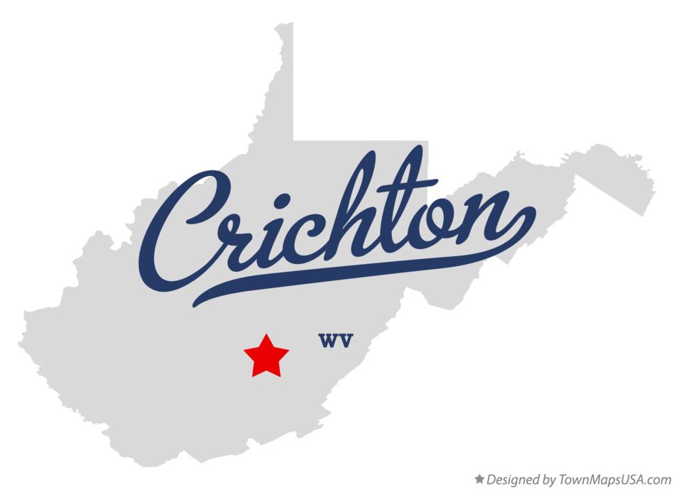 Map of Crichton West Virginia WV
