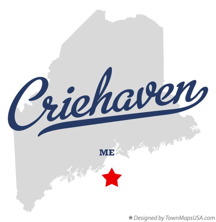 Map of Criehaven Maine ME