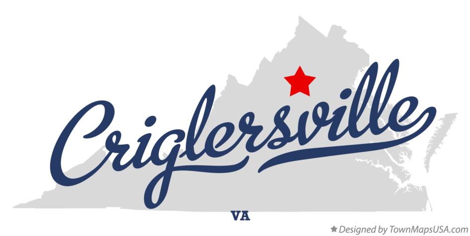 Map of Criglersville Virginia VA