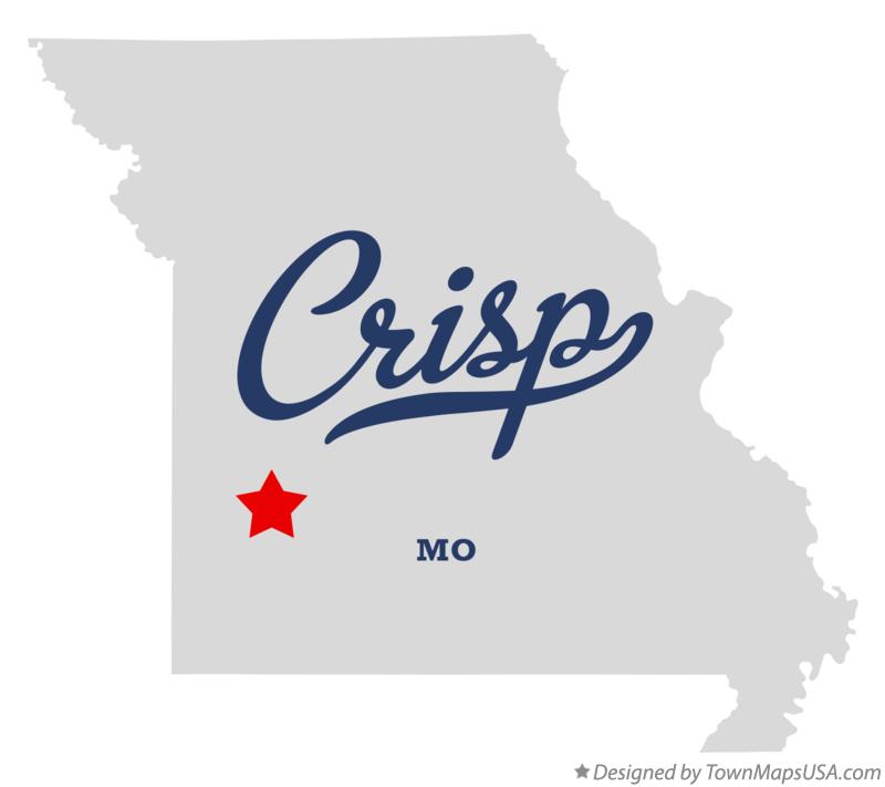 Map of Crisp Missouri MO