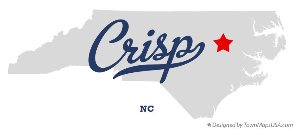Map of Crisp North Carolina NC