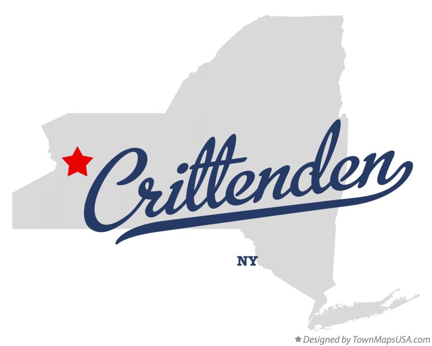 Map of Crittenden New York NY