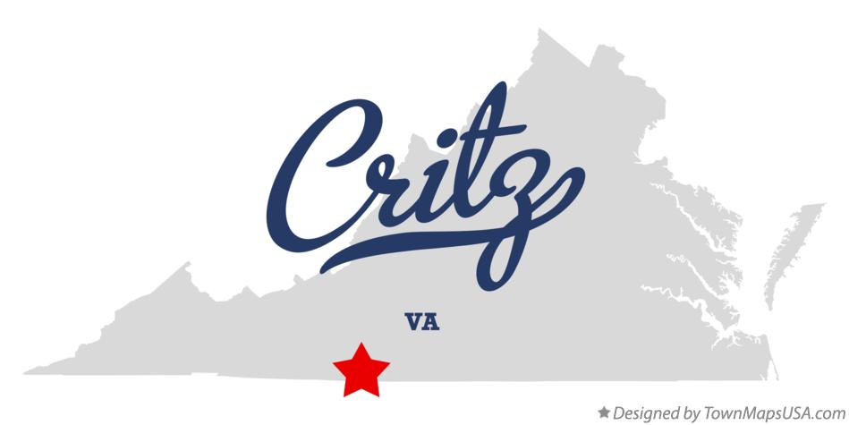 Map of Critz Virginia VA