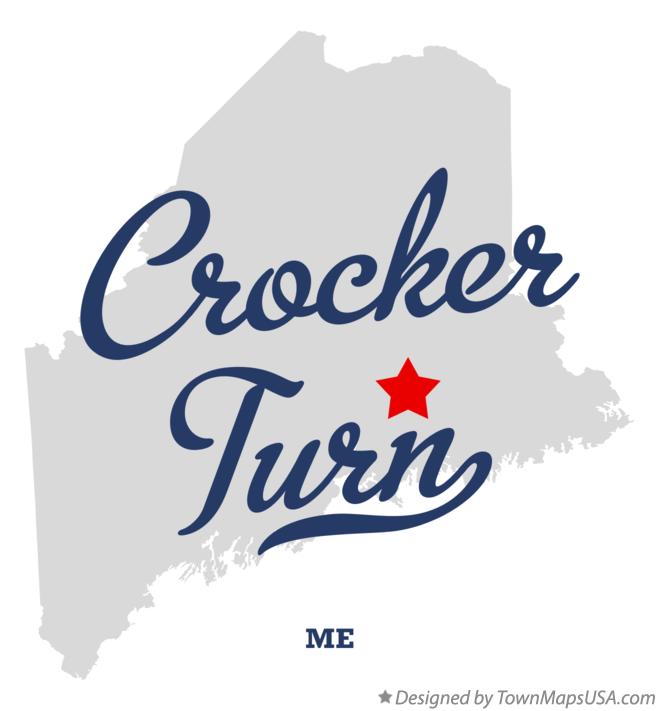 Map of Crocker Turn Maine ME