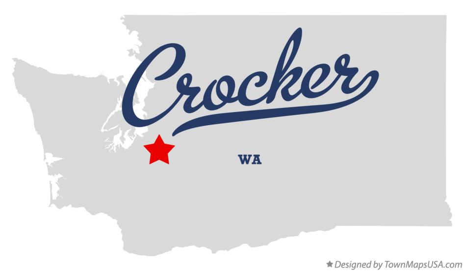 Map of Crocker Washington WA