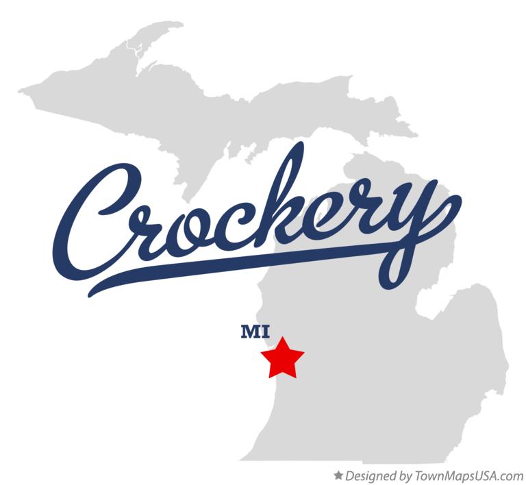 Map of Crockery Michigan MI